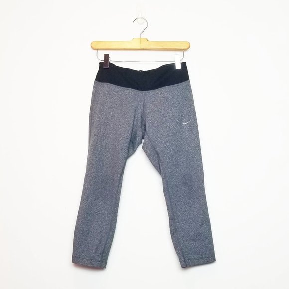 Nike Pants - Nike Gray Active Capris Size XS
